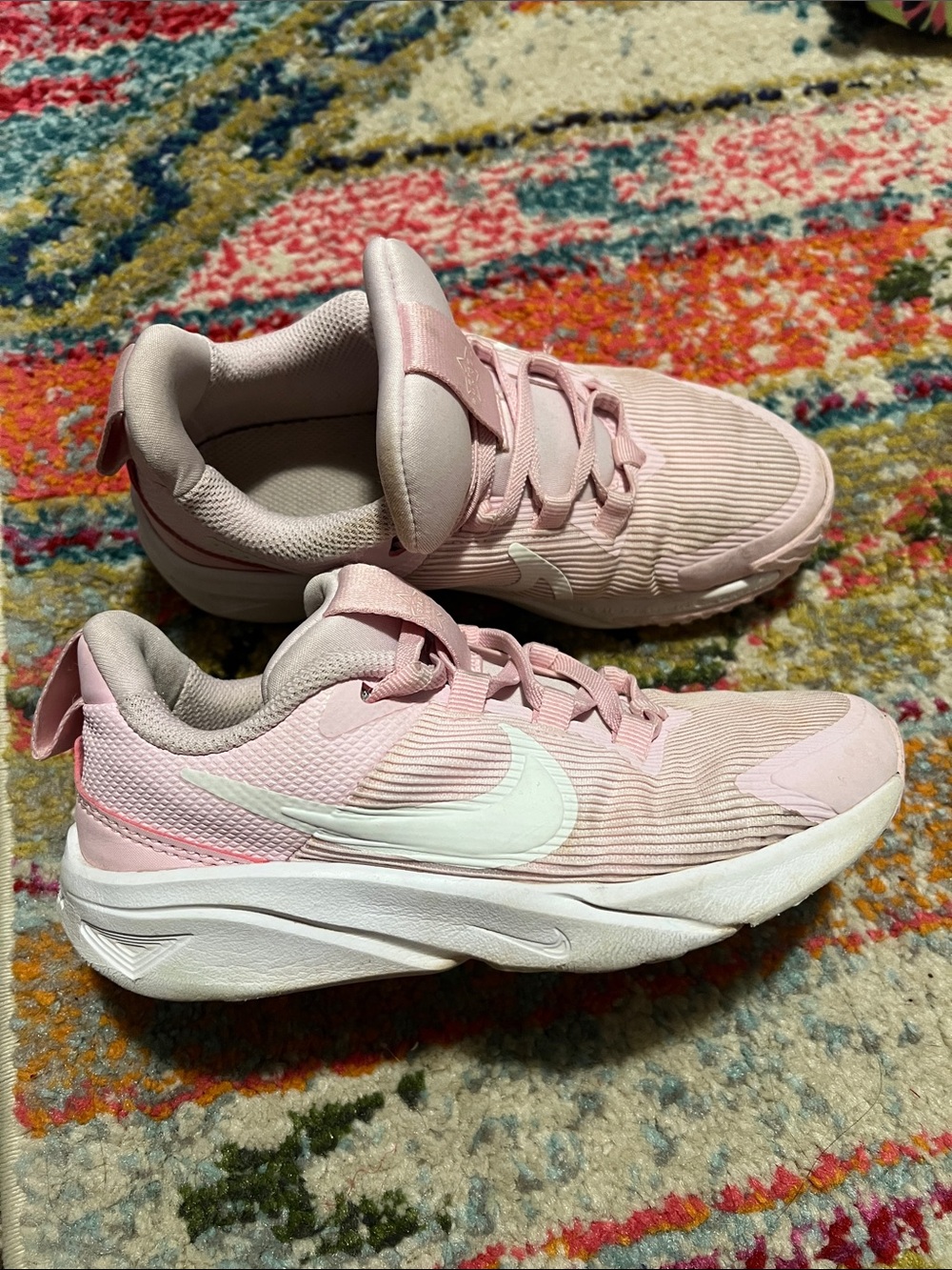 Pink Nike Star Runner sneakers, size 13